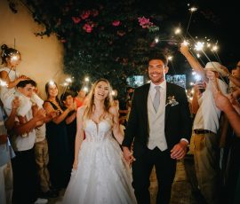 fotografo de Casamento Santa Maria da Feira, humberto barbosa fotografia de Casamento Porto, Quinta da Quintã Quinta de Casamento Pé de Flor Music beats Noivos Kelly e Marcelo saem radiantes entre sparklers e aplausos dos convidados — fotógrafo de casamento Porto, Humberto Barbosa Fotografia